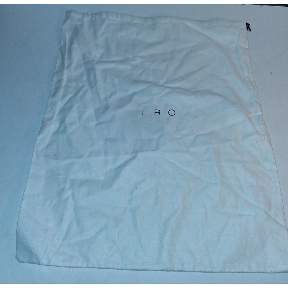 IRO branded cotton dust bag